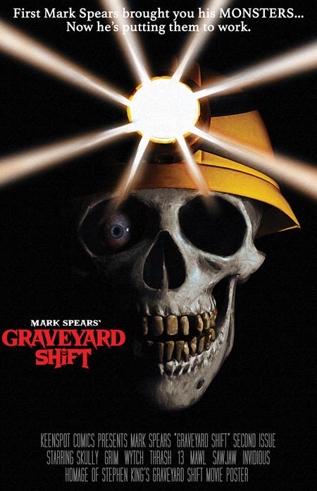 Mark Spears Graveyard Shift #2 Ex Posse F 1:66 Spears Graveyard Shift Movie Homage 12/02/2026 | BD Cosmos