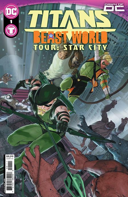 Titans Beast World Tour Star City #1  DC A Mikel Janin 01/24/2024 | BD Cosmos