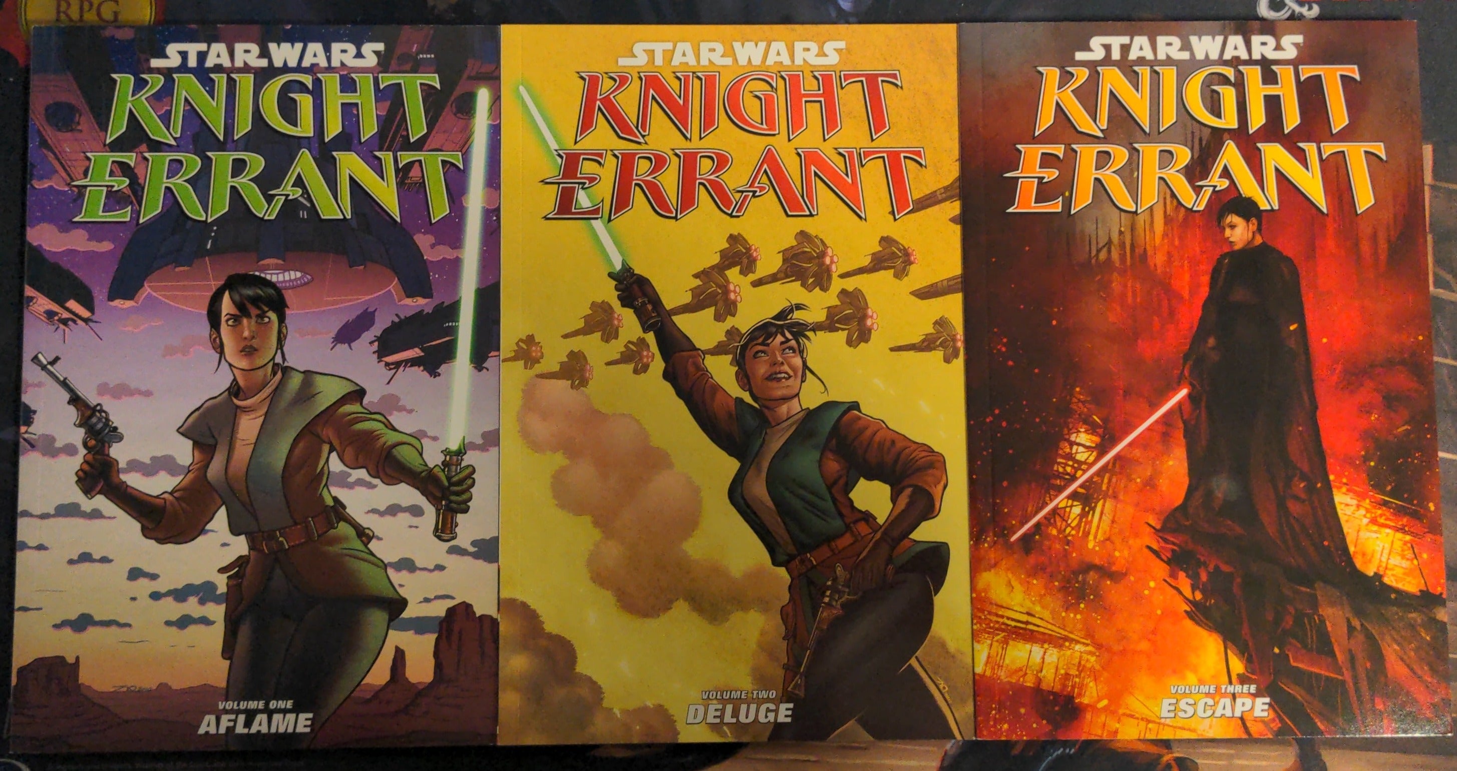 Star Wars Knight Errant TPB Volume 1-2-3 Aflame Deluge Escape | BD Cosmos
