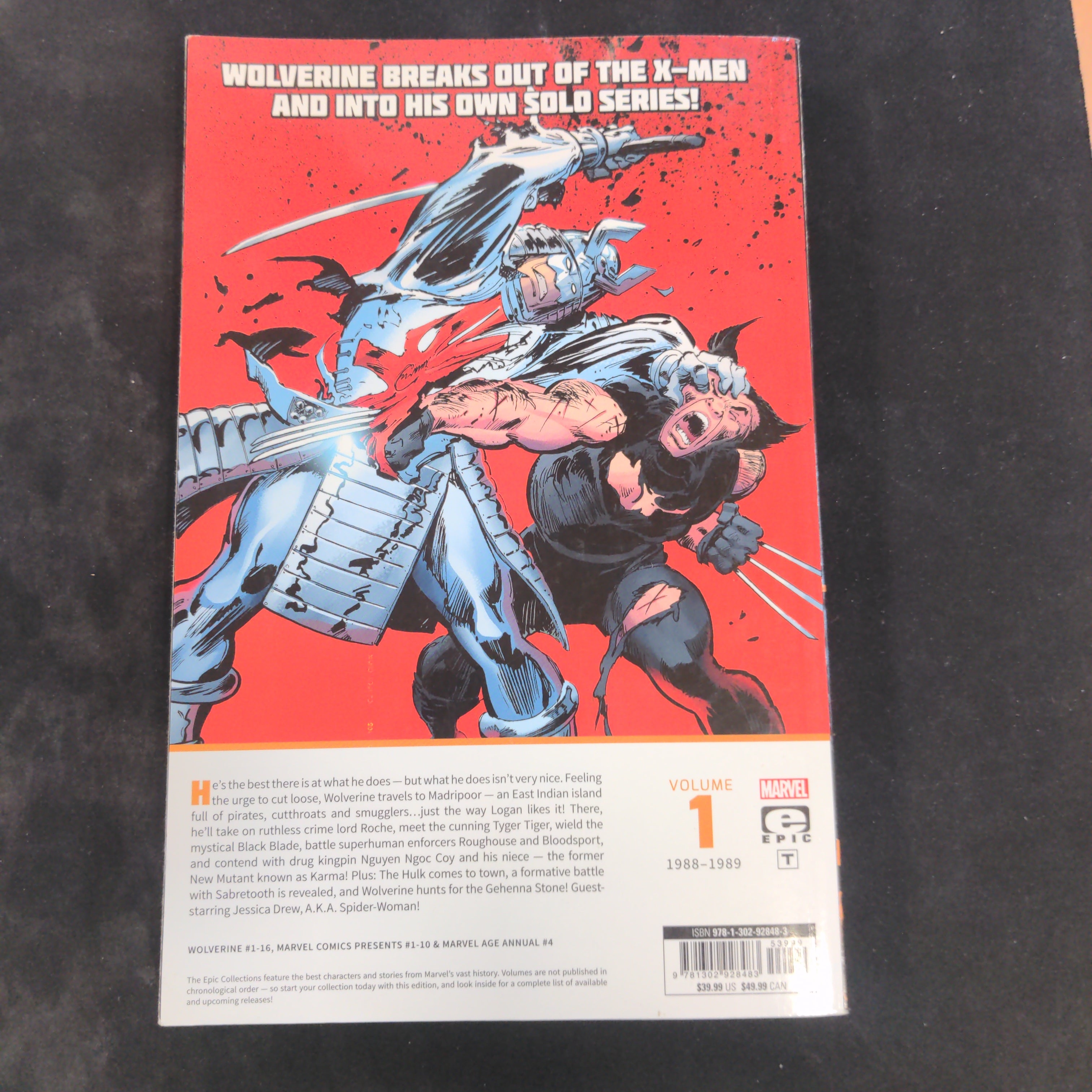 WOLVERINE EPIC COLLECTION TPB MADRIPOOR NIGHTS NEW PRINTING - USED | BD Cosmos