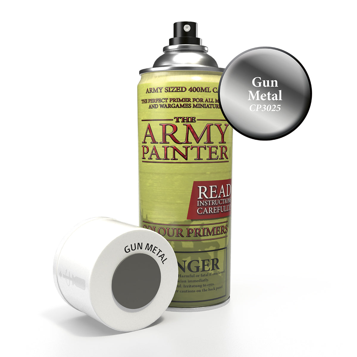 ARMY PAINTER COLOUR PRIMER: GUN METAL | BD Cosmos