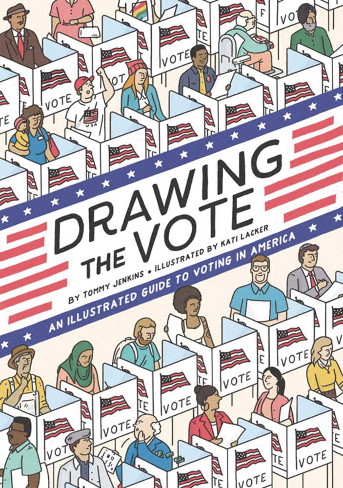 Drawing The Vote Illustrated Guide Voting In America Graphic Novel | BD Cosmos
