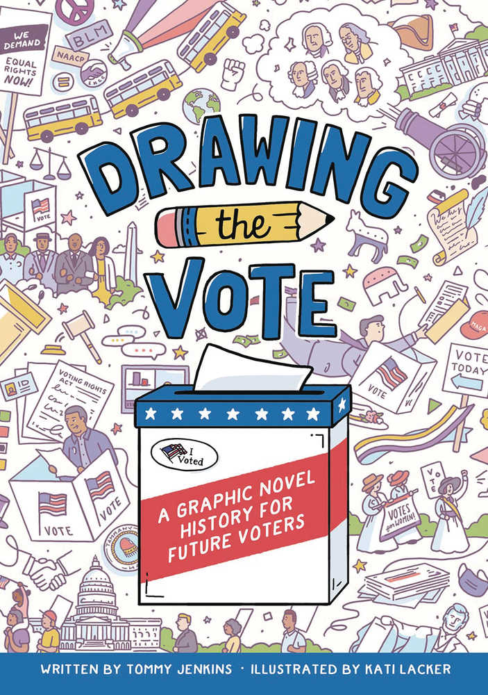 Drawing The Vote Illustrated Guide Voting In America Graphic Novel | BD Cosmos