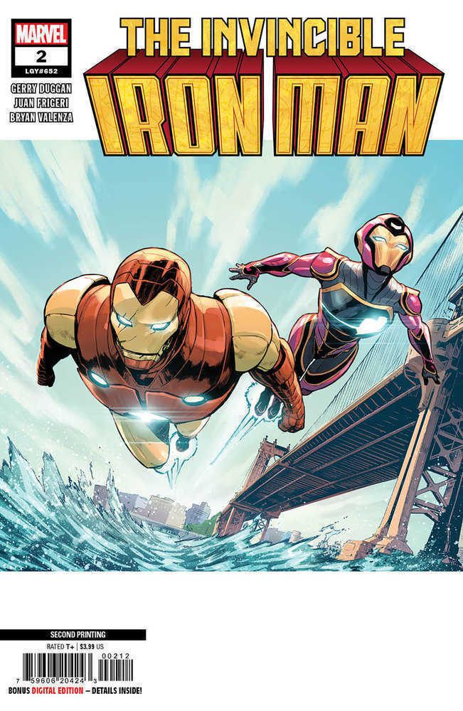 Invincible Iron Man #2 2nd Print Juan Frigeri 03/01/2023 | BD Cosmos