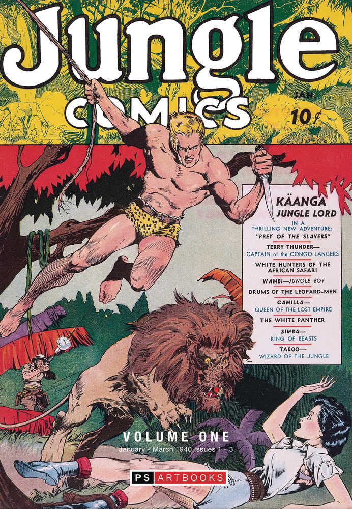 Golden Age Classics Jungle Comics Hardcover Volume 01 | BD Cosmos