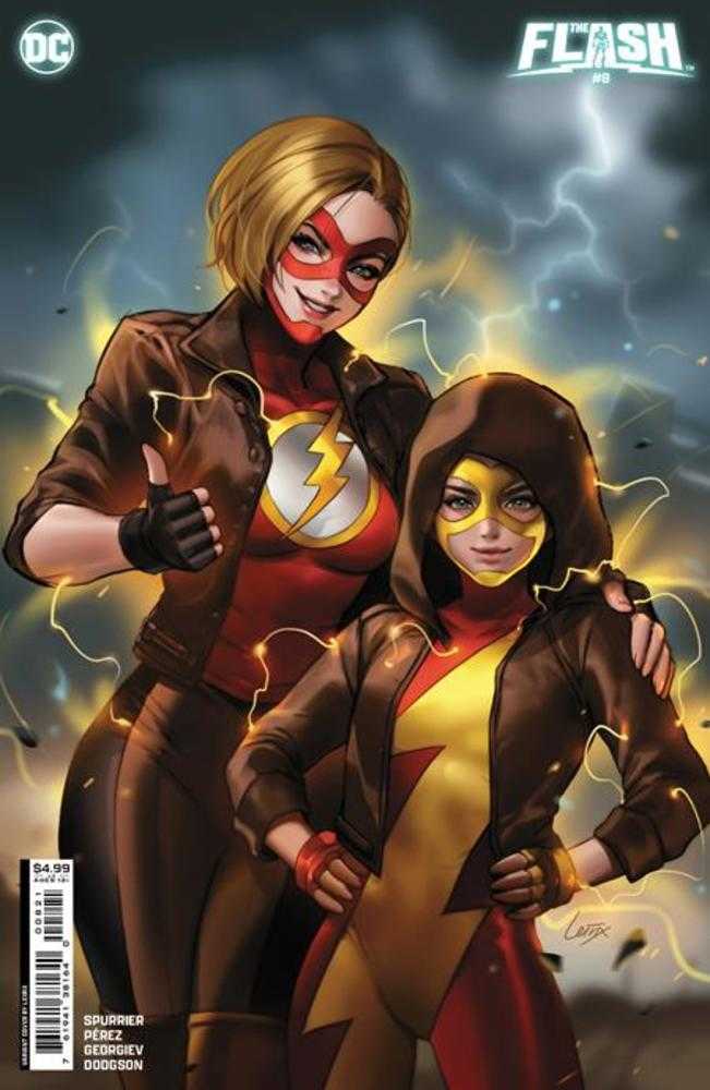 Flash #8 Cover B Lesley Leirix Li Card Stock Variant | BD Cosmos