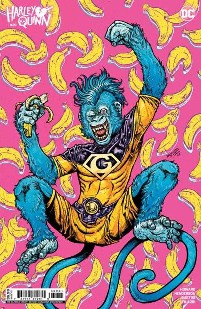 Harley Quinn #39 Cover D Maria Wolf April Fools Gleek Card Stock Variant | BD Cosmos