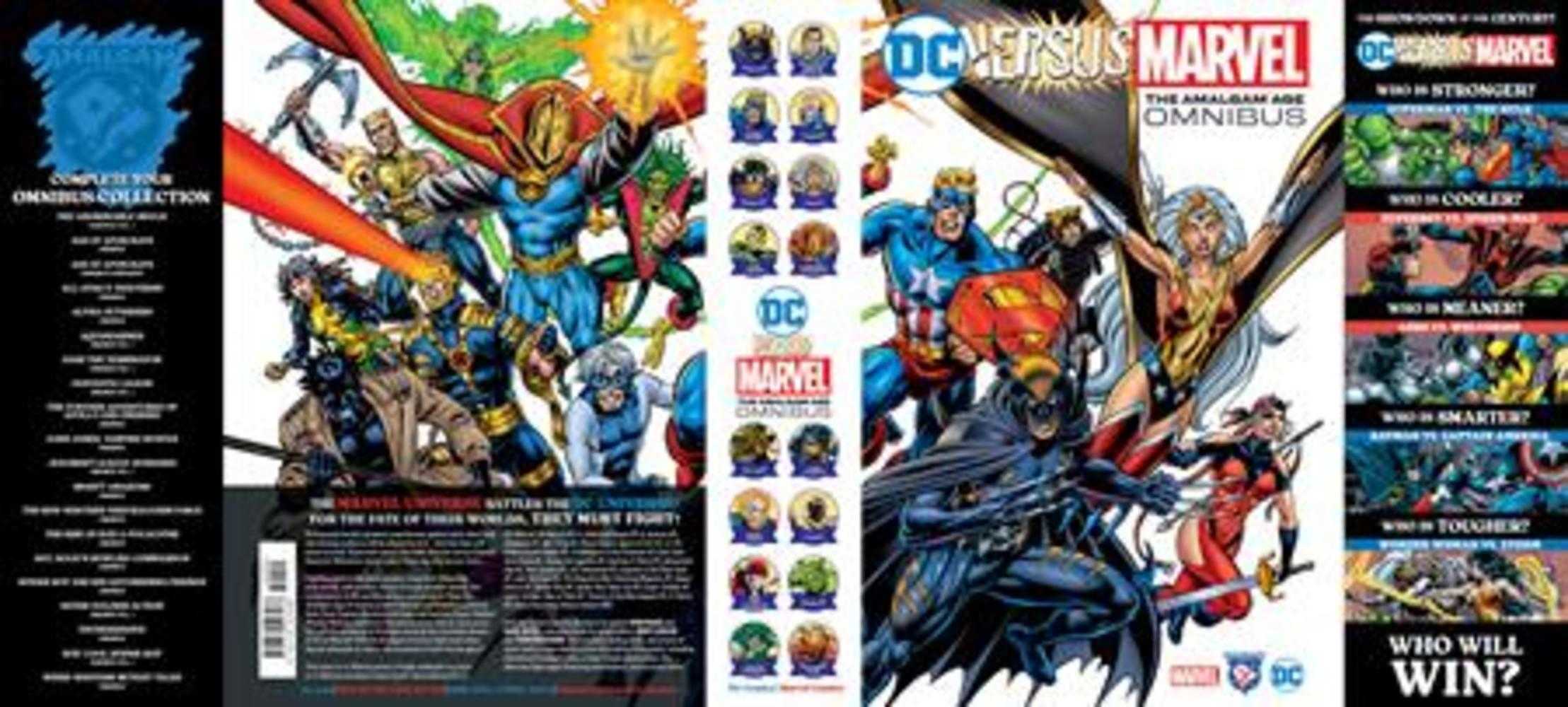 DC Versus Marvel The Amalgam Age Omnibus Hardcover Dave Gibbons Cover - 2026 Reprint | BD Cosmos