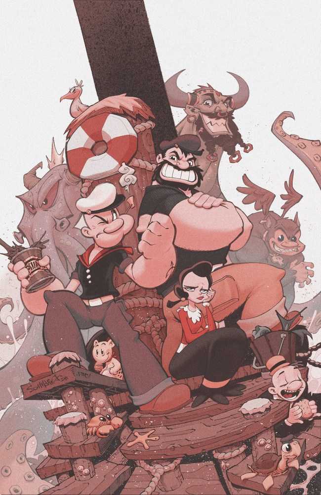 Eye Lie Popeye #1 (Of 5) Cover B Sommarvia | BD Cosmos
