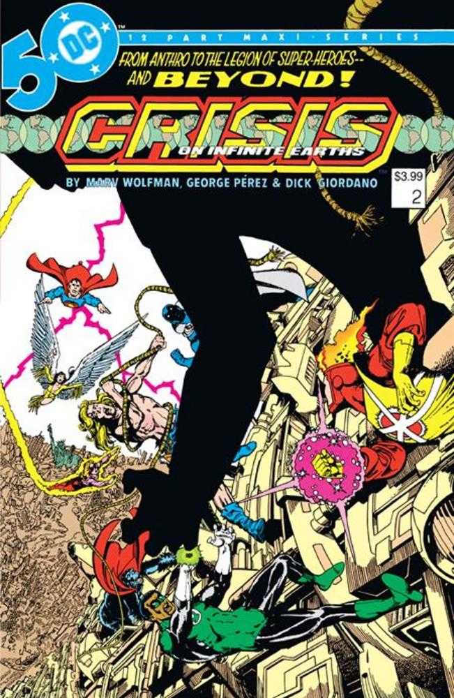 Crisis On Infinite Earths #2 (Of 12) Facsimile Edition Cover A George Perez | BD Cosmos