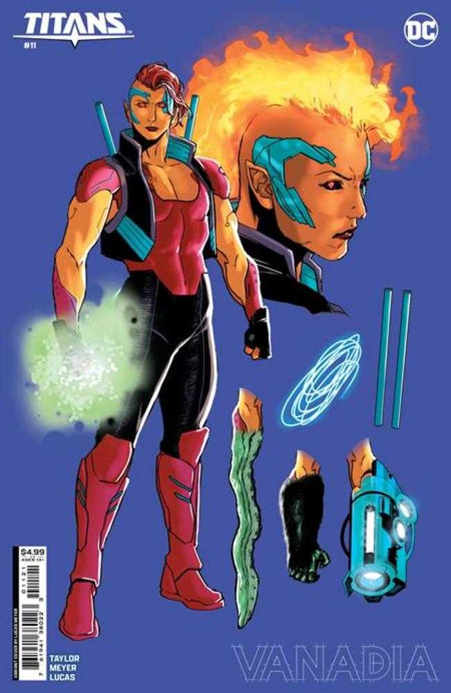 Titans #11 Cover C Lucas Meyer Design Card Stock Variant | BD Cosmos