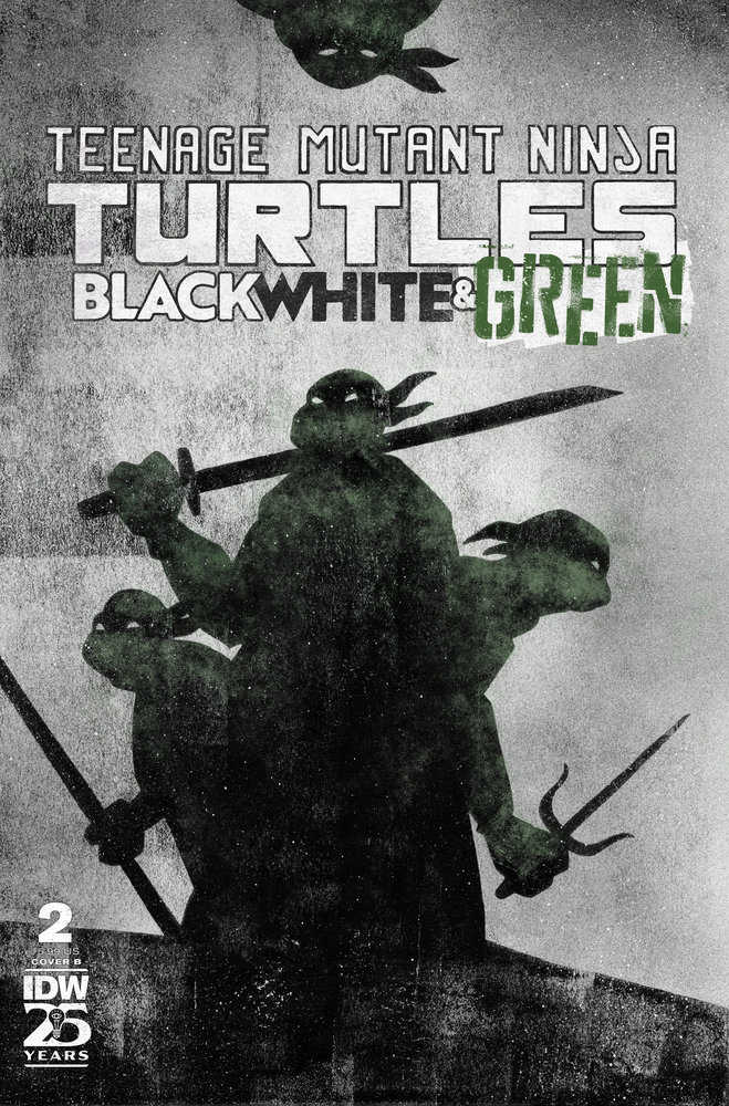 TMNT Black White & Green #2 IDW B Love Release 06/19/2024 | BD Cosmos