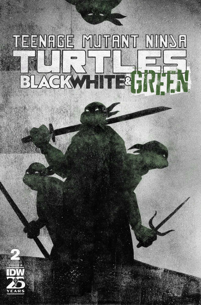 TMNT Black White & Green #2 IDW B Love 06/19/2024 | BD Cosmos