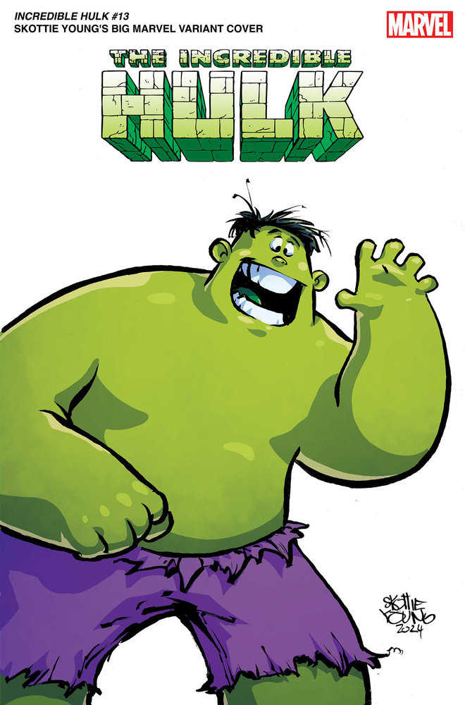 Incredible Hulk #13 MARVEL B Young Release 06/12/2024 | BD Cosmos