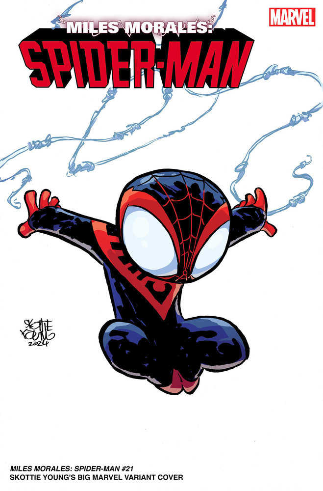 Miles Morales Spider-Man #21 MARVEL B Young Release 06/12/2024 | BD Cosmos