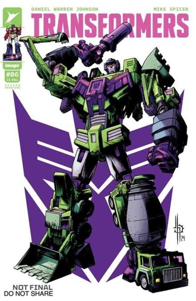 Transformers #6 2e image d'impression B Jason Howard 05/15/2024 | BD Cosmos