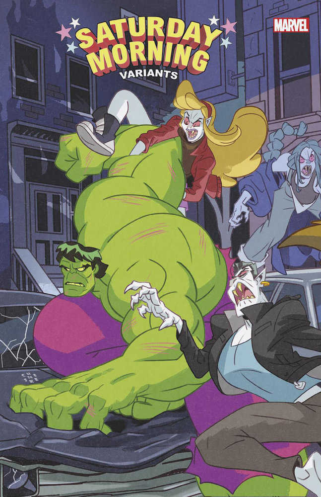 Hulk: Blood Hunt #1 Sean Galloway Saturday Morning Connecting Variant [Bh] | BD Cosmos