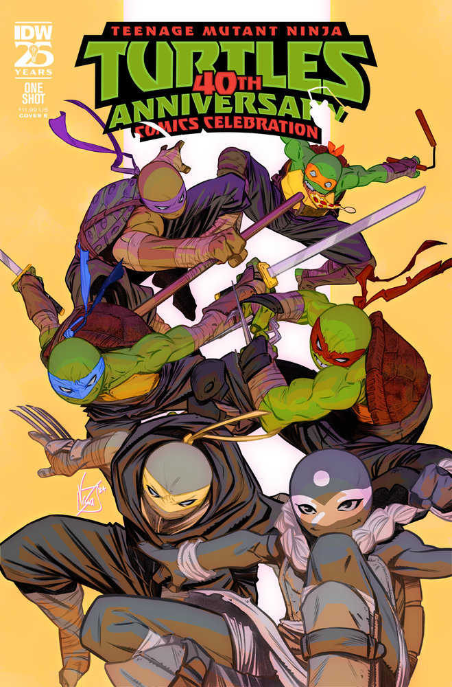 Teenage Mutant Ninja Turtles: 40th Anniversary Comics Celebration Variant E (Federici) | BD Cosmos