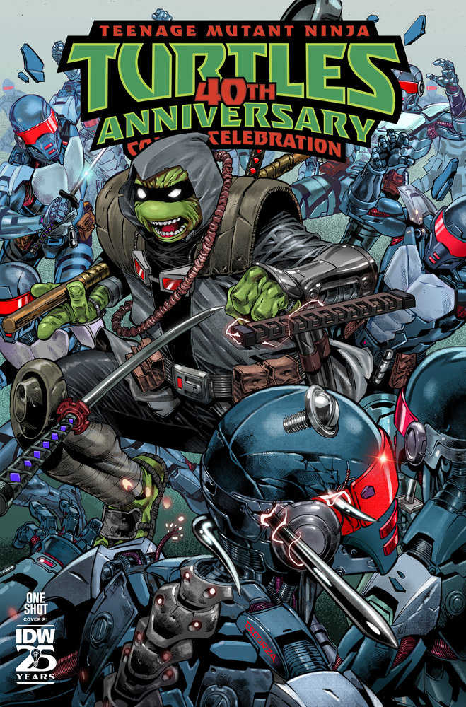 Teenage Mutant Ninja Turtles: 40th Anniversary Comics Celebration Variant Ri (10) (Escorzas) | BD Cosmos