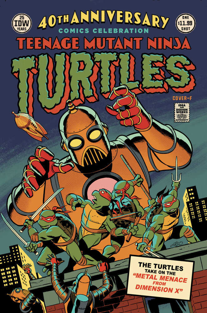 Teenage Mutant Ninja Turtles: 40th Anniversary Comics Celebration Variant F (Cho) | BD Cosmos