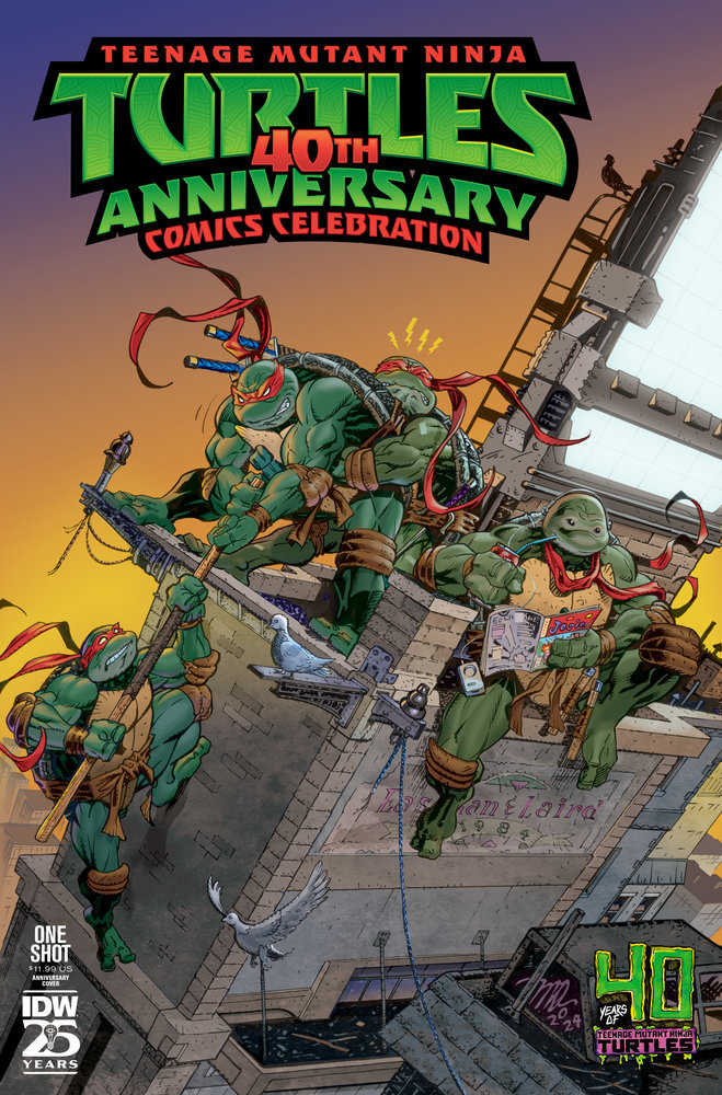 TMNT 40th IDW 40th Anniversary Cover Dooney 07/10/2024 | BD Cosmos