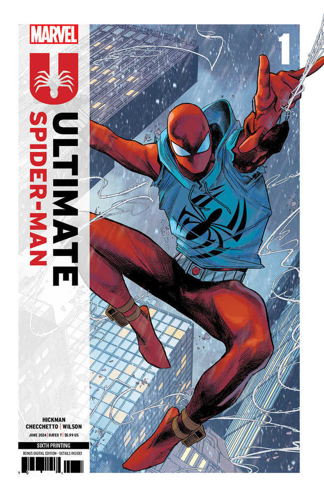 Ultimate Spider-Man #1 Marco Checchetto 6th Printing Variant | BD Cosmos