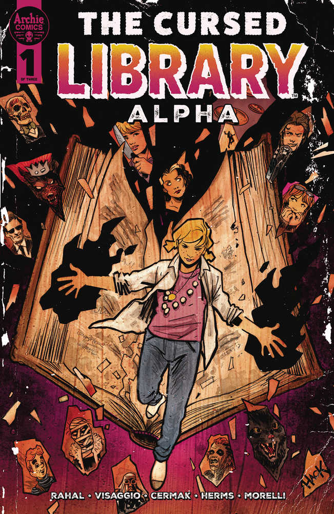Cursed Library Alpha Cover B Robert Hack | BD Cosmos
