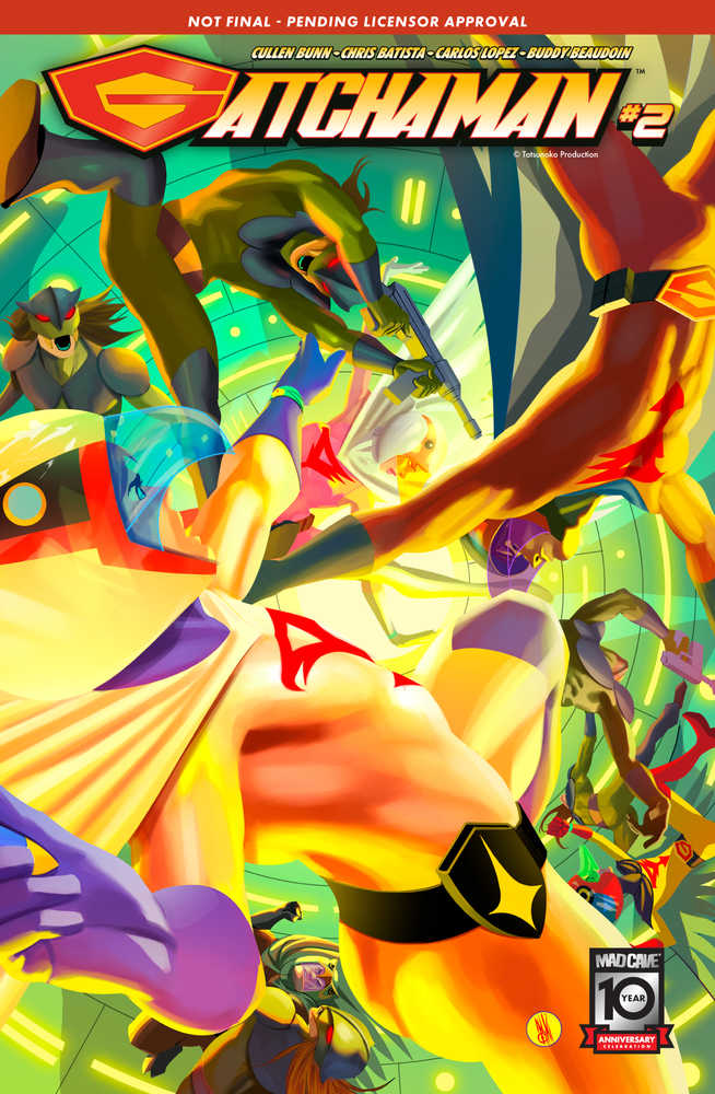 Gatchaman #2 Cover A Inaki Miranda | BD Cosmos