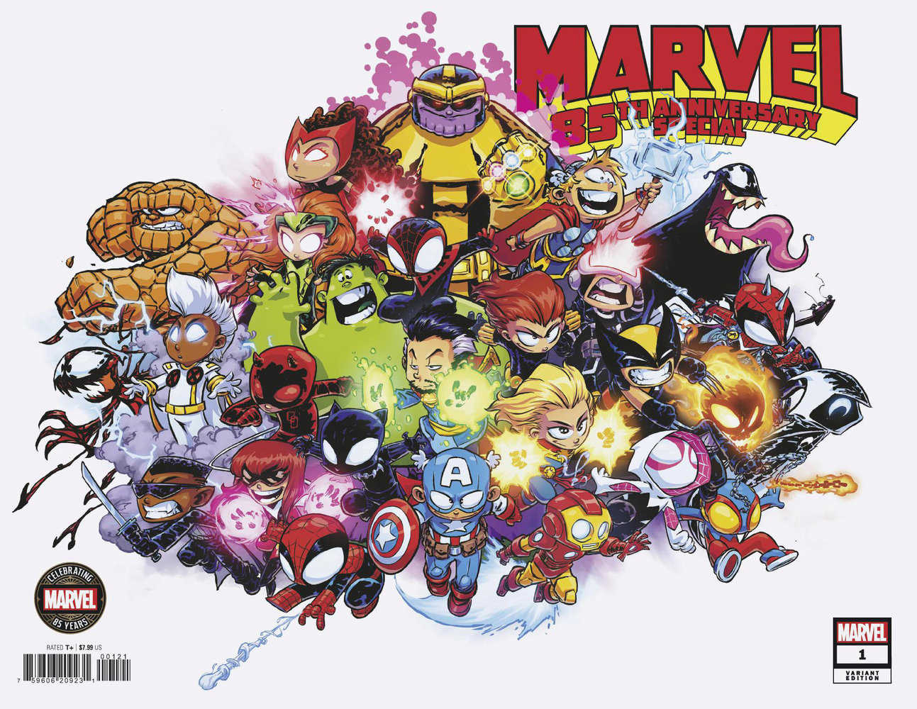 Marvel 85th Anniversary Special #1 Skottie Young Wraparound Variant | BD Cosmos