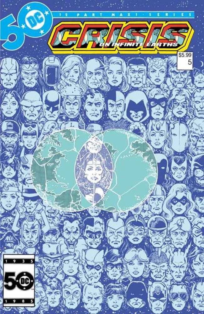 Crisis On Infinite Earths #5 Facsimile Edition Cover B George Perez Foil Variant | BD Cosmos
