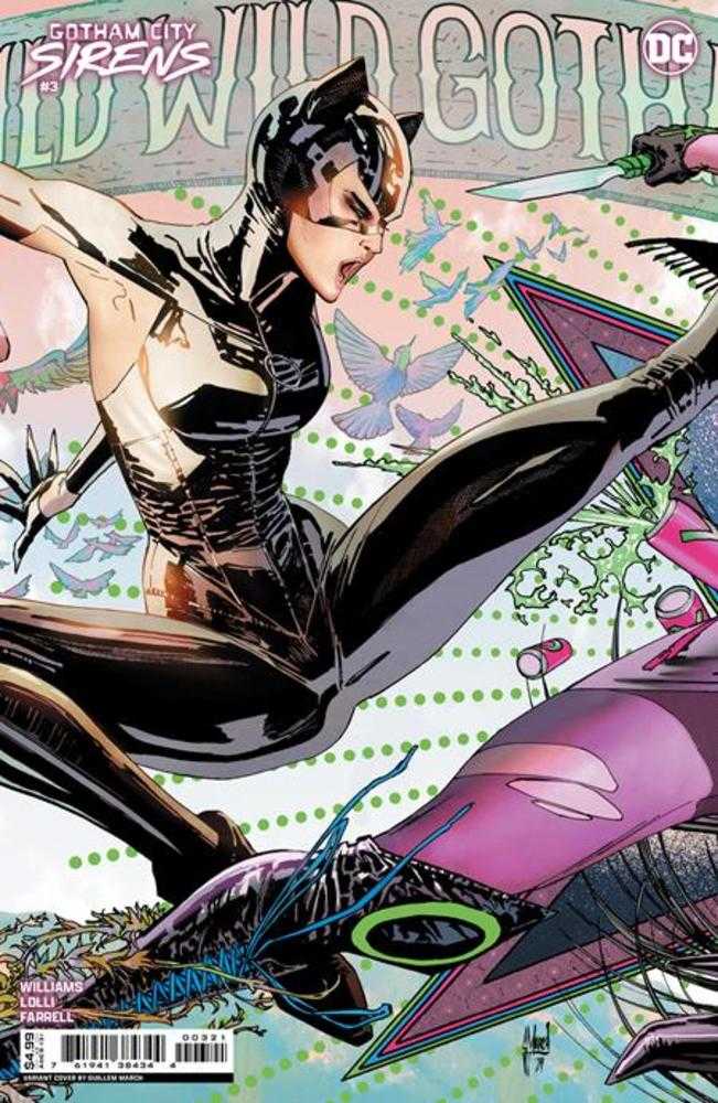 Gotham City Sirens #3 (Of 4) Cover D Guillem March Connecting Card Stock Variant | BD Cosmos