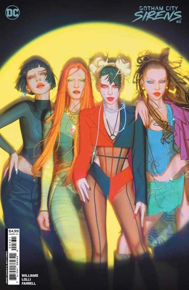 Gotham City Sirens #3 (Of 4) Cover B W Scott Forbes Card Stock Variant | BD Cosmos