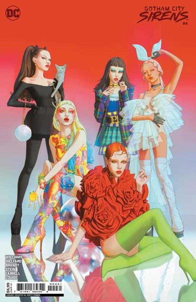 Gotham City Sirens #4 (Of 4) Cover B W Scott Forbes Card Stock Variant | BD Cosmos