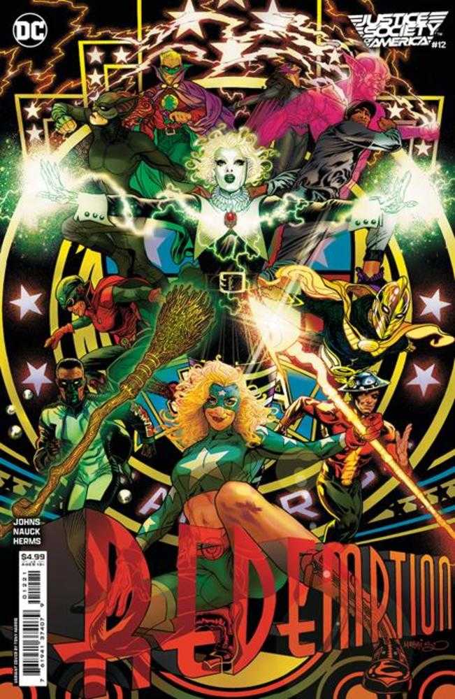 Justice Society Of America #12 (Of 12) Cover B Tony Harris Card Stock Variant | BD Cosmos