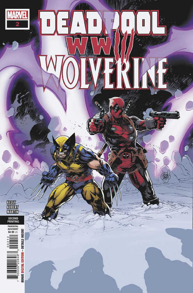 Deadpool & Wolverine WWIII #2 2nd Print Marvel Kubert 07/31/2024 | BD Cosmos