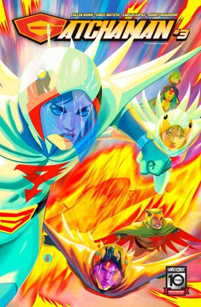 Gatchaman #3 Cover A Inaki Miranda | BD Cosmos