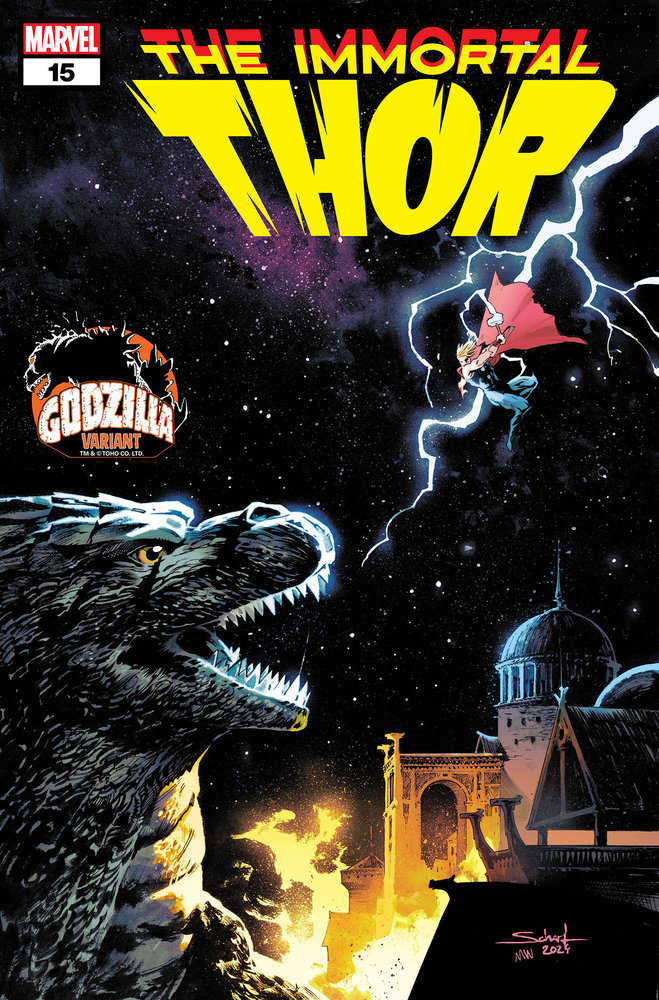 Immortal Thor #15 Jonas Scharf Godzilla Variant | BD Cosmos