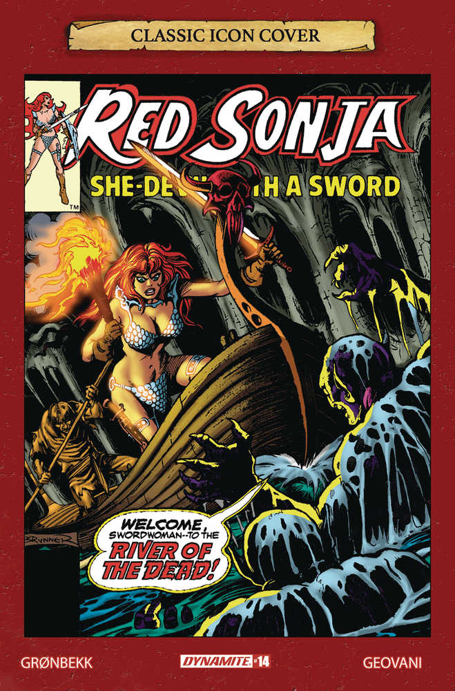 Red Sonja 2023 #14 DYNAMITE 1:10 Brunner Icon 09/25/2024 | BD Cosmos