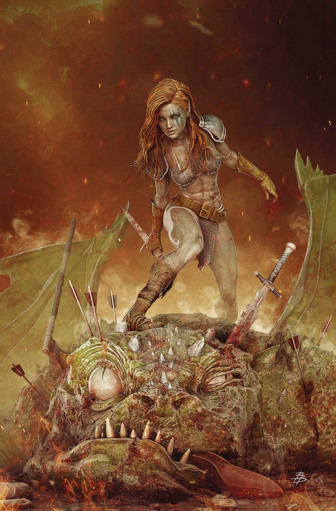 Red Sonja 2023 #14 DYNAMITE 1:15 Barends Virgin 09/25/2024 | BD Cosmos