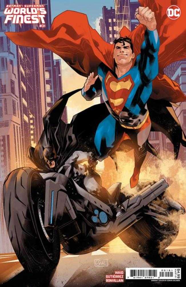 Batman Superman Worlds Finest #31 Cover C Edwin Galmon Card Stock Variant | BD Cosmos
