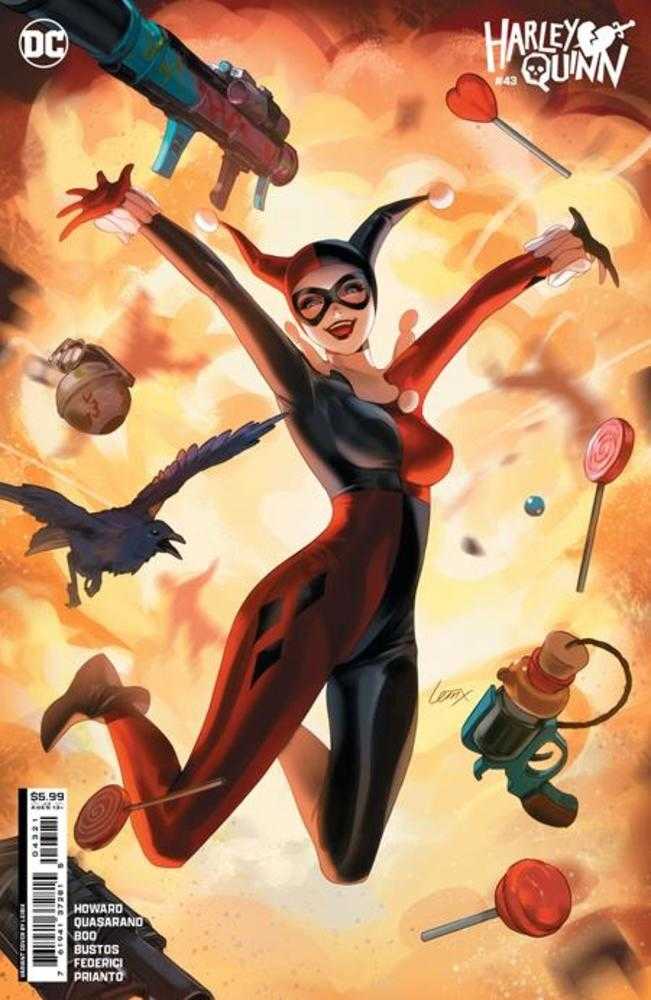 Harley Quinn #43 Cover B Lesley Leirix Li Card Stock Variant | BD Cosmos