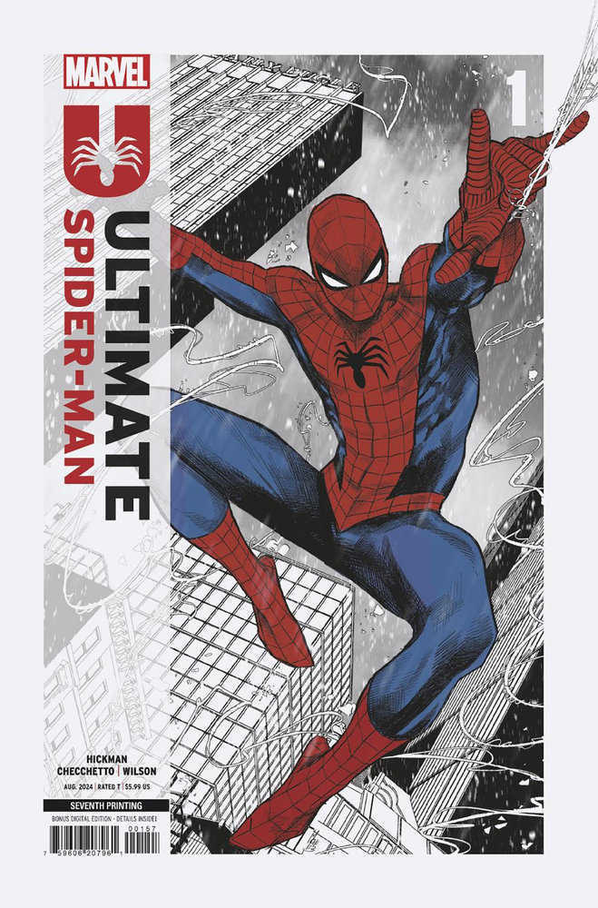 Ultimate Spider-Man #1 7th Print Marvel Checchetto 08/07/2024 | BD Cosmos