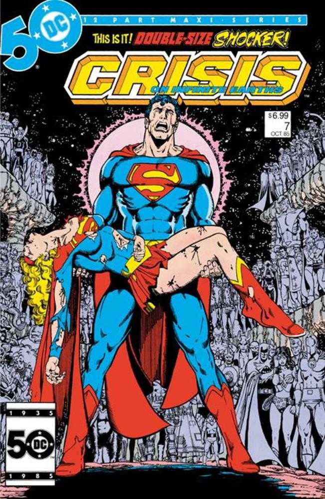 Crisis On Infinite Earths #7 Facsimile Edition Cover B George Perez Foil Variant | BD Cosmos