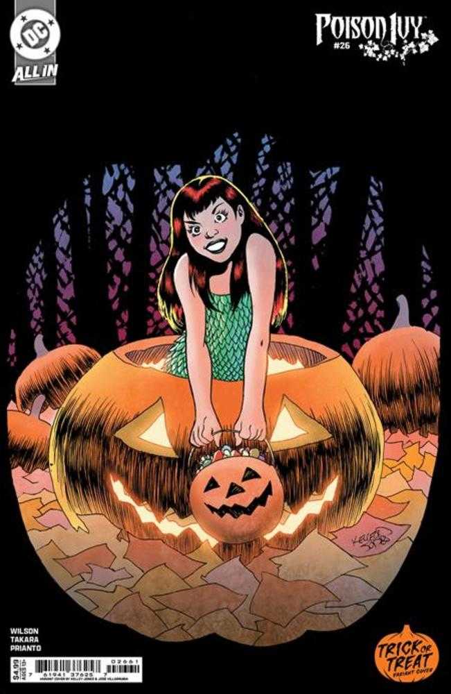 Poison Ivy #26 Cover D Kelley Jones Trick Or Treat Card Stock Variant | BD Cosmos