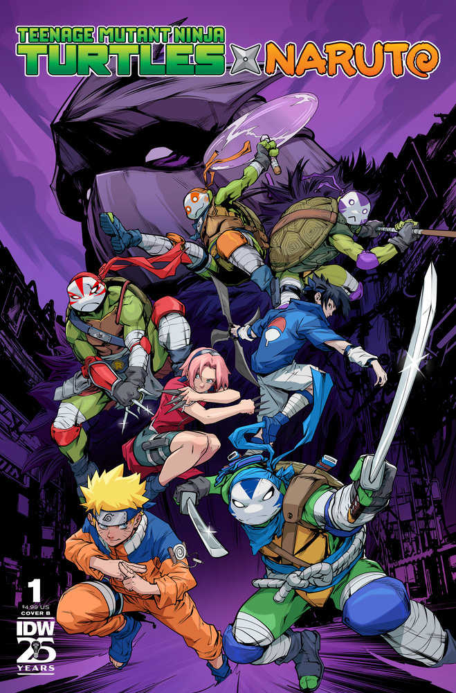 TMNT X Naruto #1 IDW B Prasetya Release 11/13/2024 | BD Cosmos