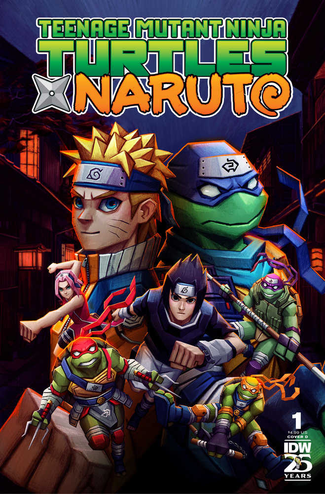 TMNT X Naruto #1 IDW D Moncayo Release 11/13/2024 | BD Cosmos