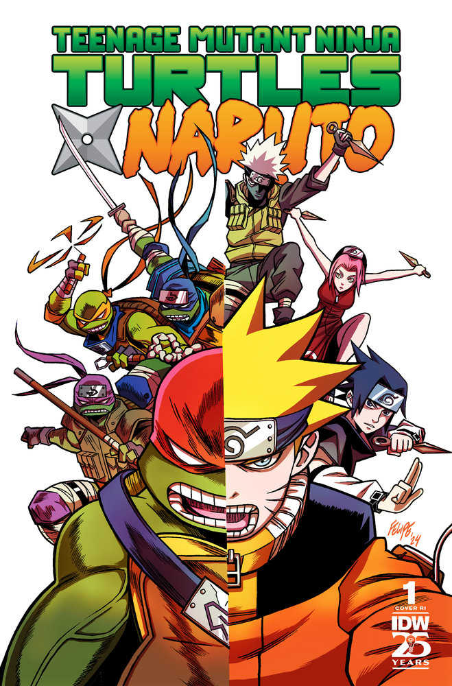 TMNT X Naruto #1 IDW 1:25 Smith Release 11/13/2024 | BD Cosmos