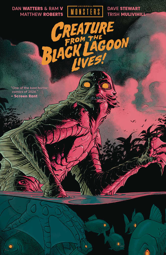 Universal Monsters Black Lagoon Hardcover Cover A Roberts & Stewart | BD Cosmos