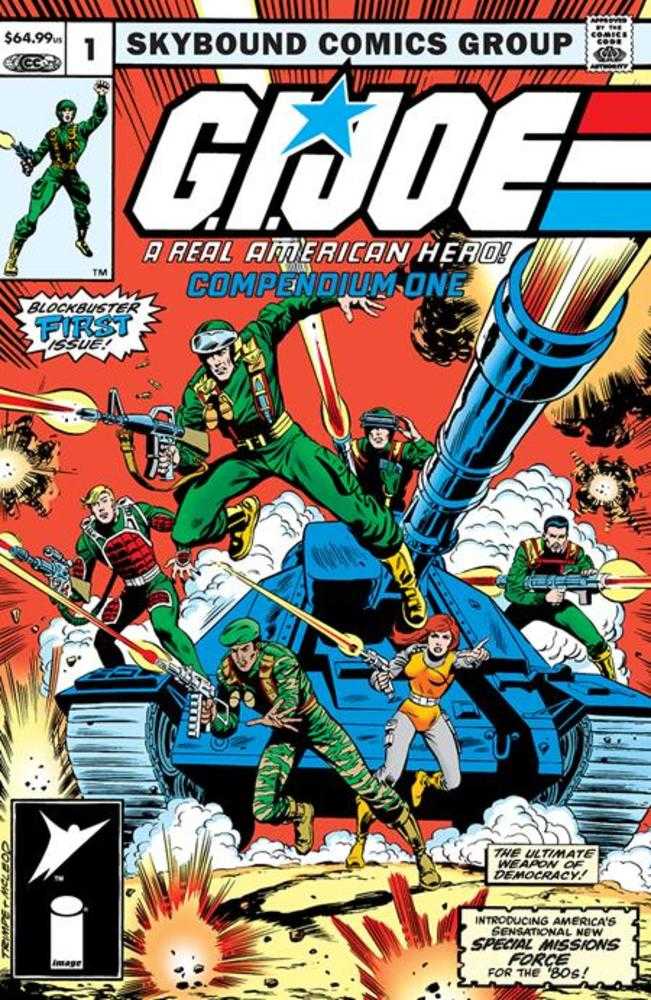 G.I. Joe A Real American Hero Compendium TPB Book 01 Direct Market Exclusive Herb Trimpe & Bob McLeod Cover | BD Cosmos