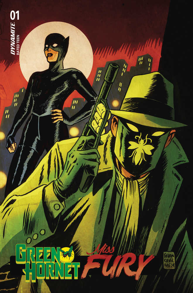 Green Hornet Miss Fury #1 DYNAMITE A Francavilla Release 03/12/2025 | BD Cosmos